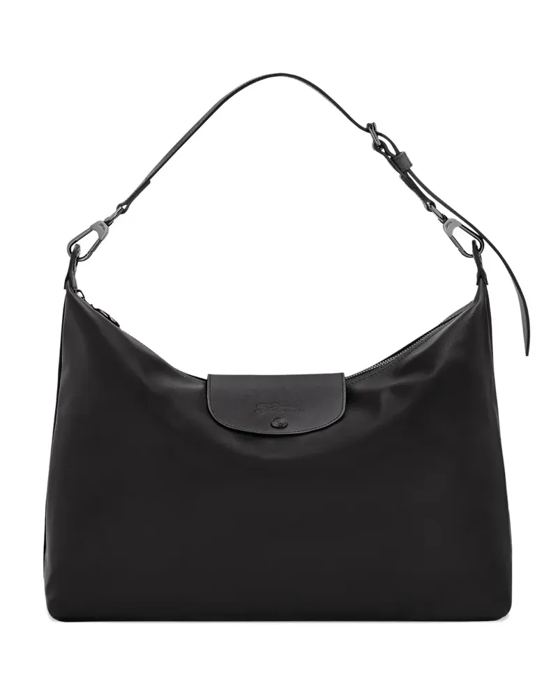 Longchamp Le Pliage Xtra leather shoulder bag - Schwarz Schwarz