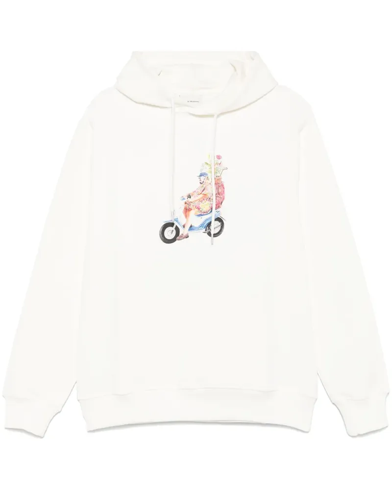 Drôle de Monsieur Le Hoodie Golfeur Hoodie Weiß