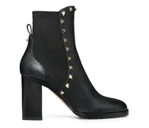 Rockstud Stiefeletten 80mm - Schwarz