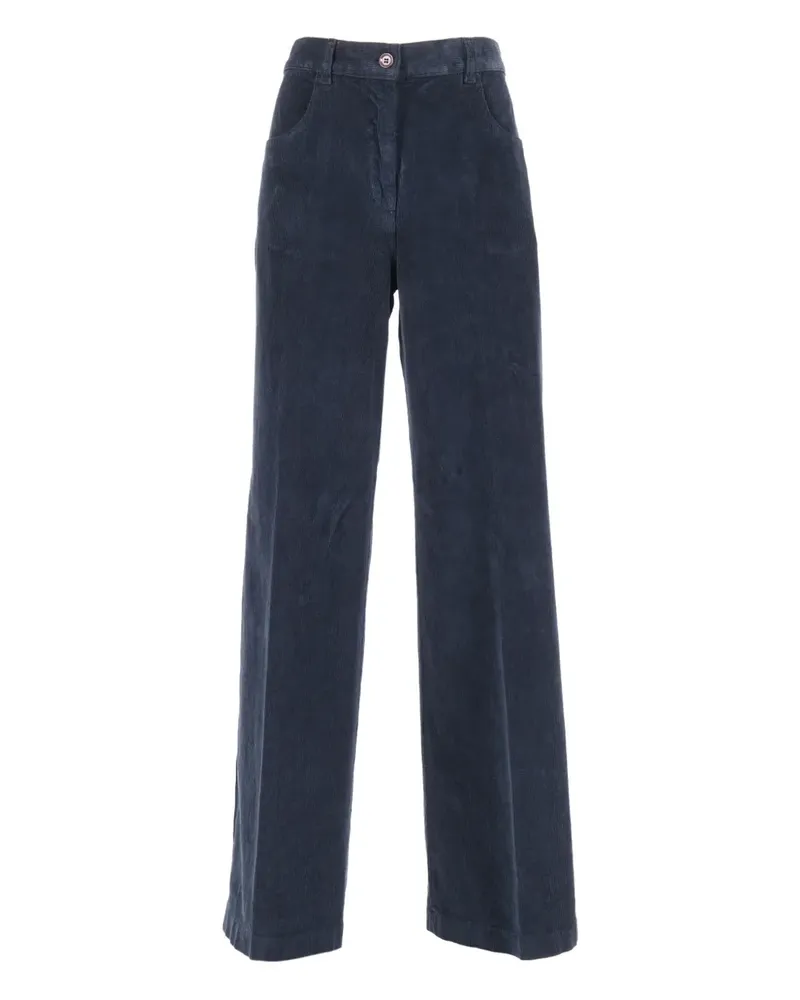 ASPESI Hose aus Cord - Blau Blau