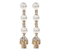 Ohrringe mit Kristallen - Gold