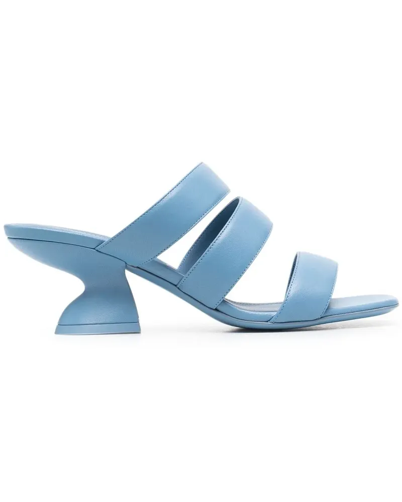 Ferragamo Sandalen mit Design-Absatz 70mm - Blau Blau