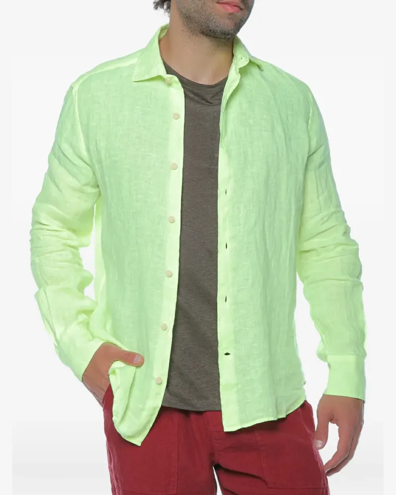 MC2 Saint Barth linen shirt - Grün Grün