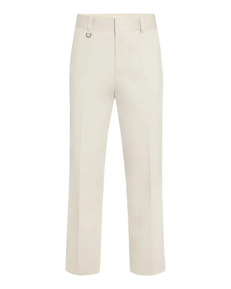 Paolo Pecora Milano loose-fit chino trousers - Nude Nude