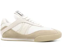Sneakers mit Kontrasteinsätzen - Weiß