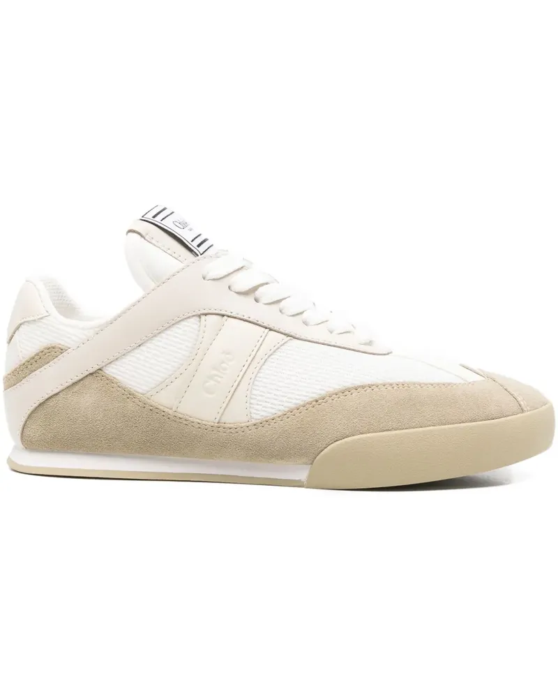 Chloé Sneakers mit Kontrasteinsätzen - Weiß Weiß