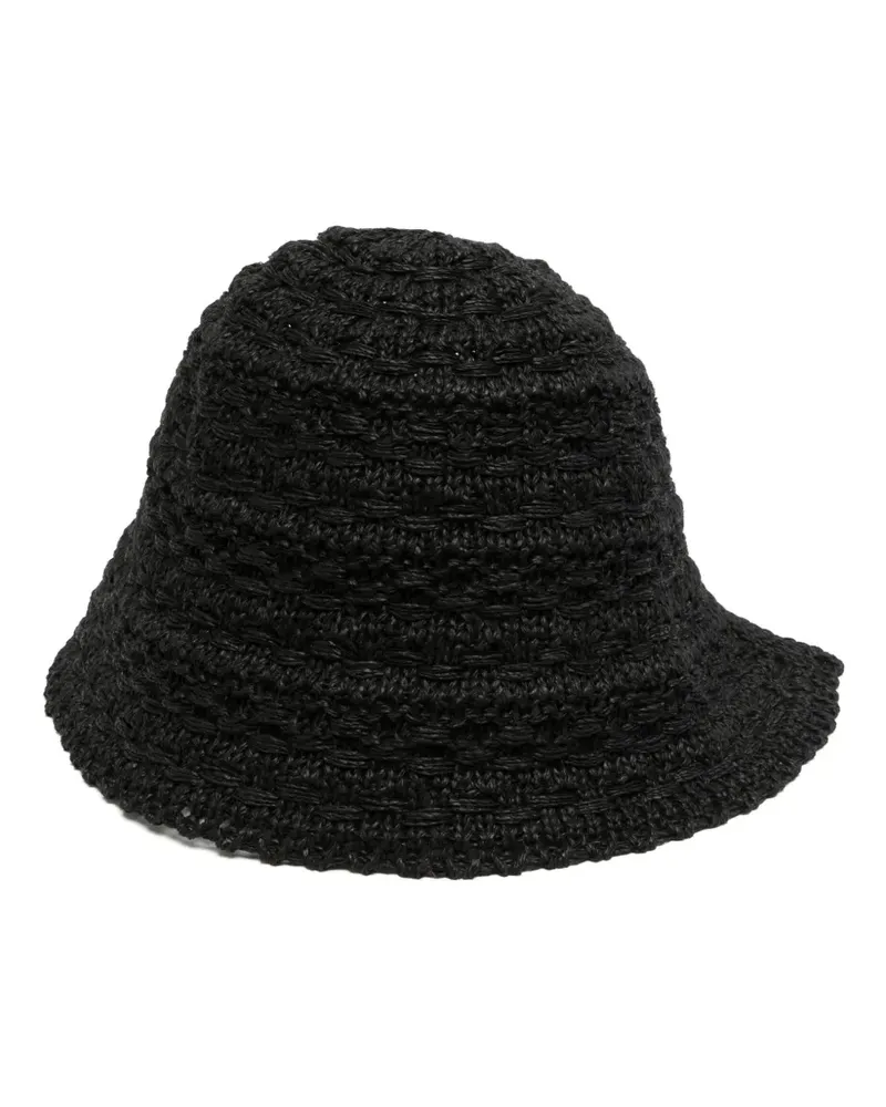 GOEN.J Fischerhut aus Tweed - Schwarz Schwarz