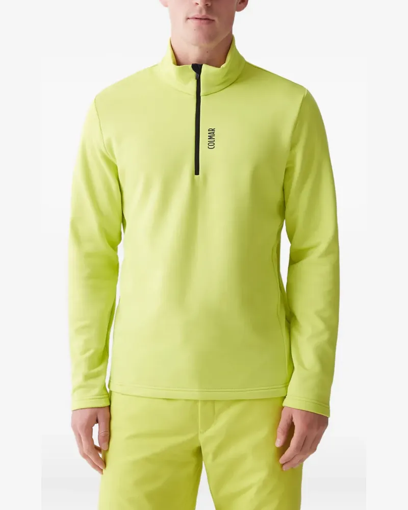 Colmar Fleece-Sweatshirt mit halblangem Reißverschluss - Grün Grün