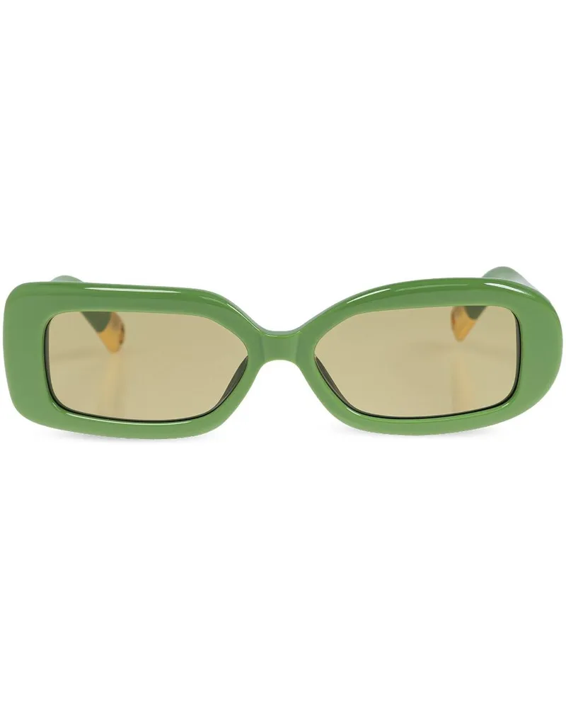 Jacquemus Les Lunettes Rond Carré Sonnenbrille - Grün Grün