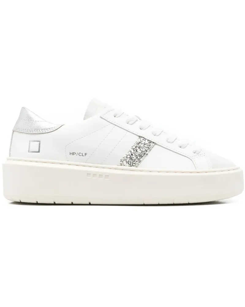 D.A.T.E. Sneakers mit Schnürung - Weiß Weiß