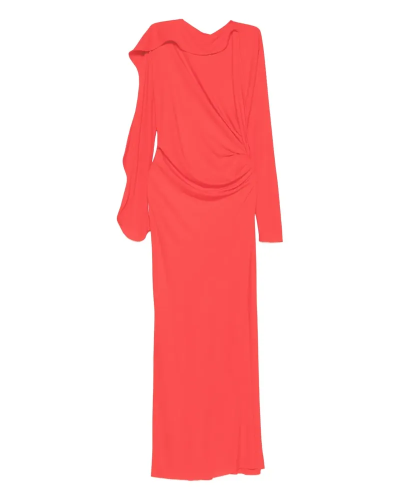 Victoria Beckham Drapiertes Maxikleid - Rot Rot