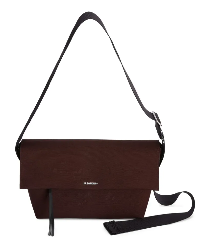 Jil Sander Mittelgroße Utility Kuriertasche - Rot Rot