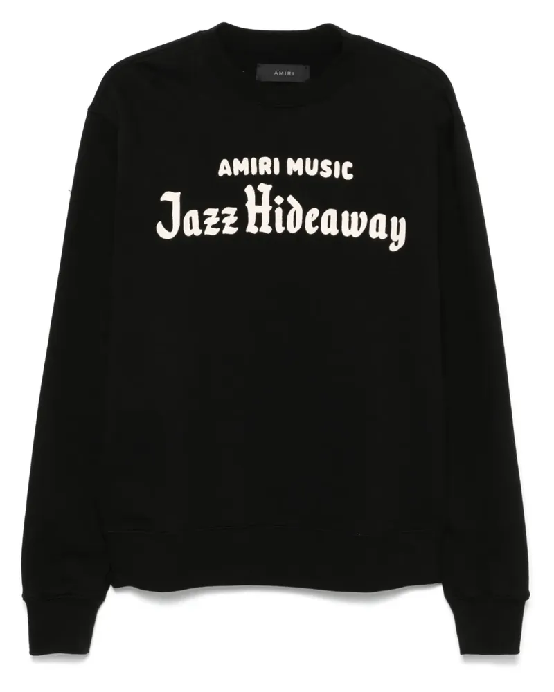 Amiri Jazz Hideaway Sweatshirt - Schwarz Schwarz