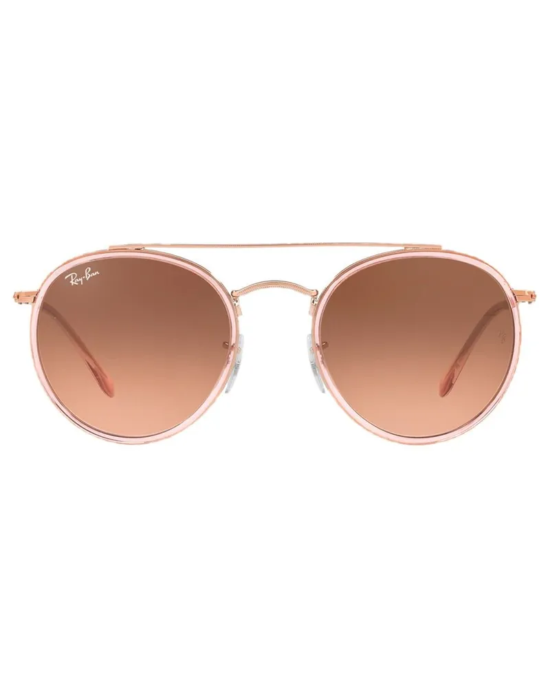 Ray Ban Runde 'RB3647N' Sonnenbrille - Rosa Rosa