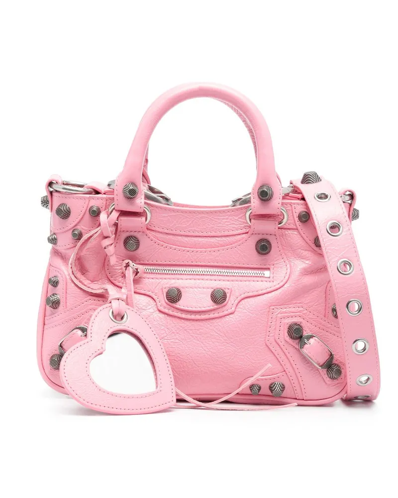 Balenciaga Kleine Neo Cagole Handtasche - Rosa Rosa