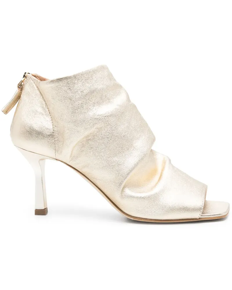 The Seller Stiefel mit Faltendetail 75mm - Gold Gold