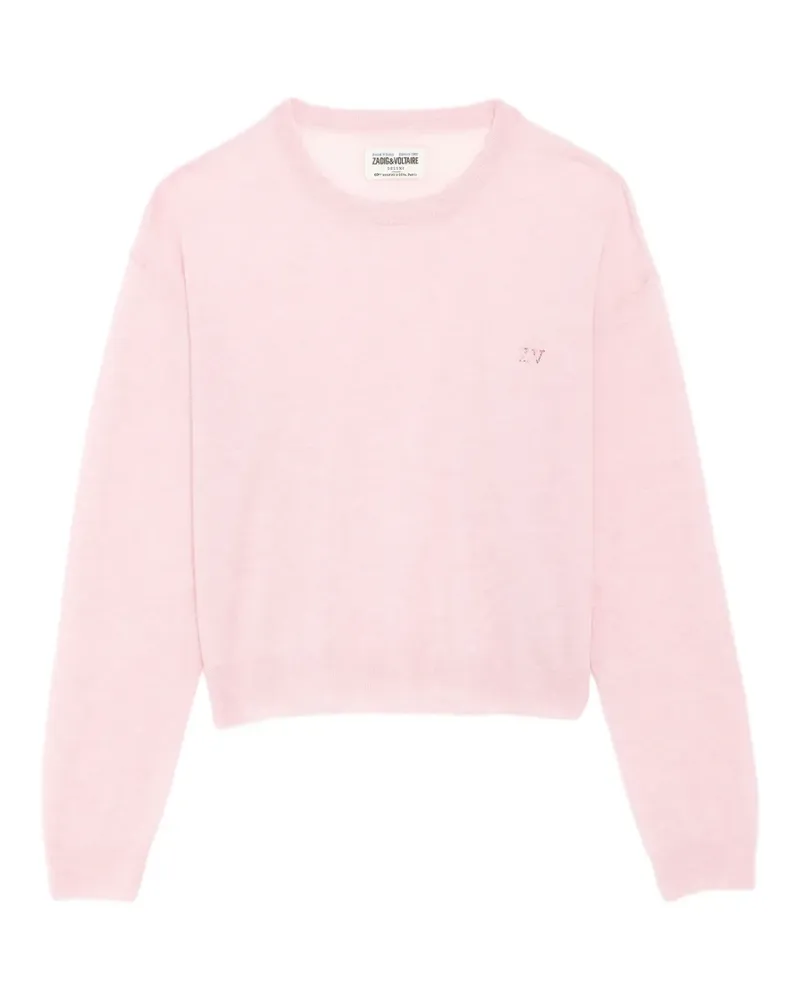 Zadig & Voltaire Swapy jumper 100% cashmere - Rosa Rosa