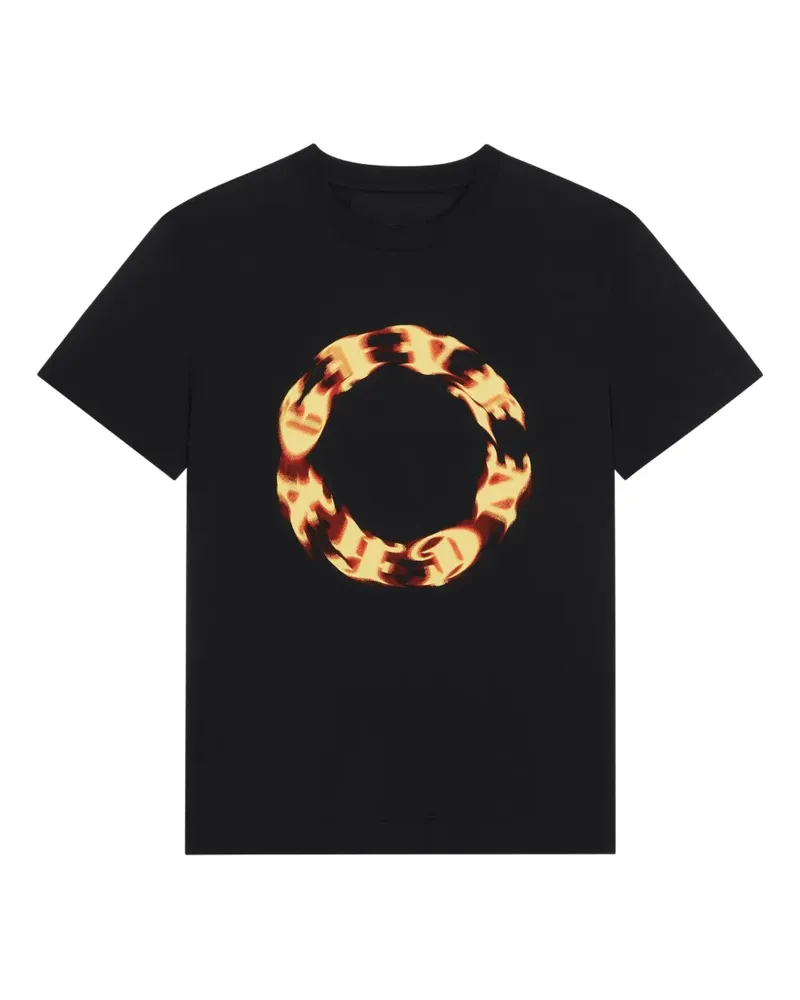 Givenchy T-Shirt mit grafischem Print - Schwarz Schwarz