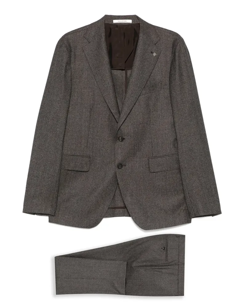 Tagliatore Einreihiger Anzug aus Schurwolle - Grau Grau