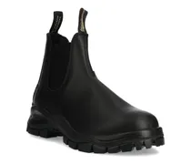 Chelsea-Boots mit Stretcheinsätzen - Schwarz