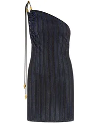 Ferragamo Einschultriges Minikleid Braun