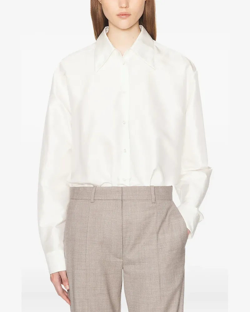 The Row Hemd mit Oversized-Kragen - Nude Nude