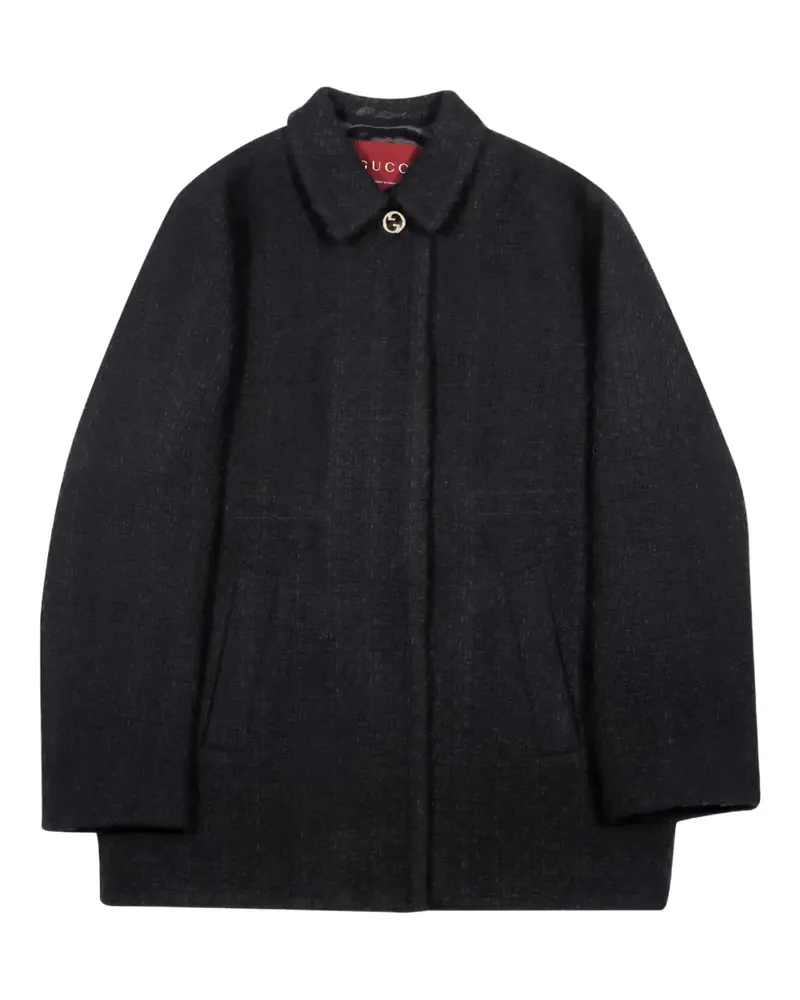 Gucci KAPUT button coat - Schwarz Schwarz