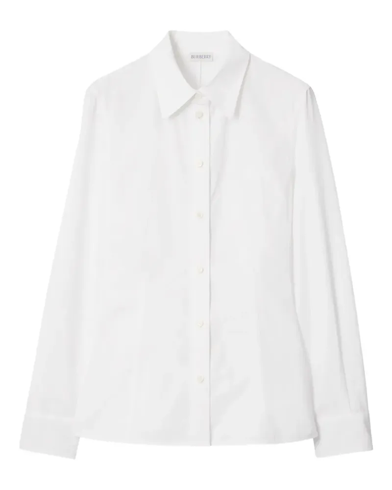 Burberry T-Shirt mit Equestrian Knight-Motiv - Weiß Weiß