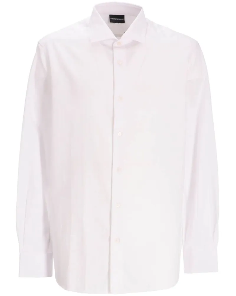 Emporio Armani Langärmeliges Hemd - Weiß Weiß