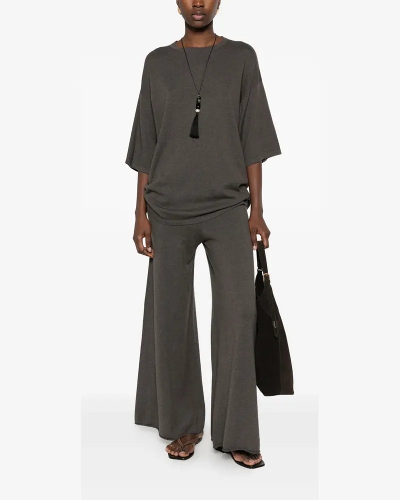 Lisa Yang Ainsley cashmere wide-leg trousers - Braun Braun