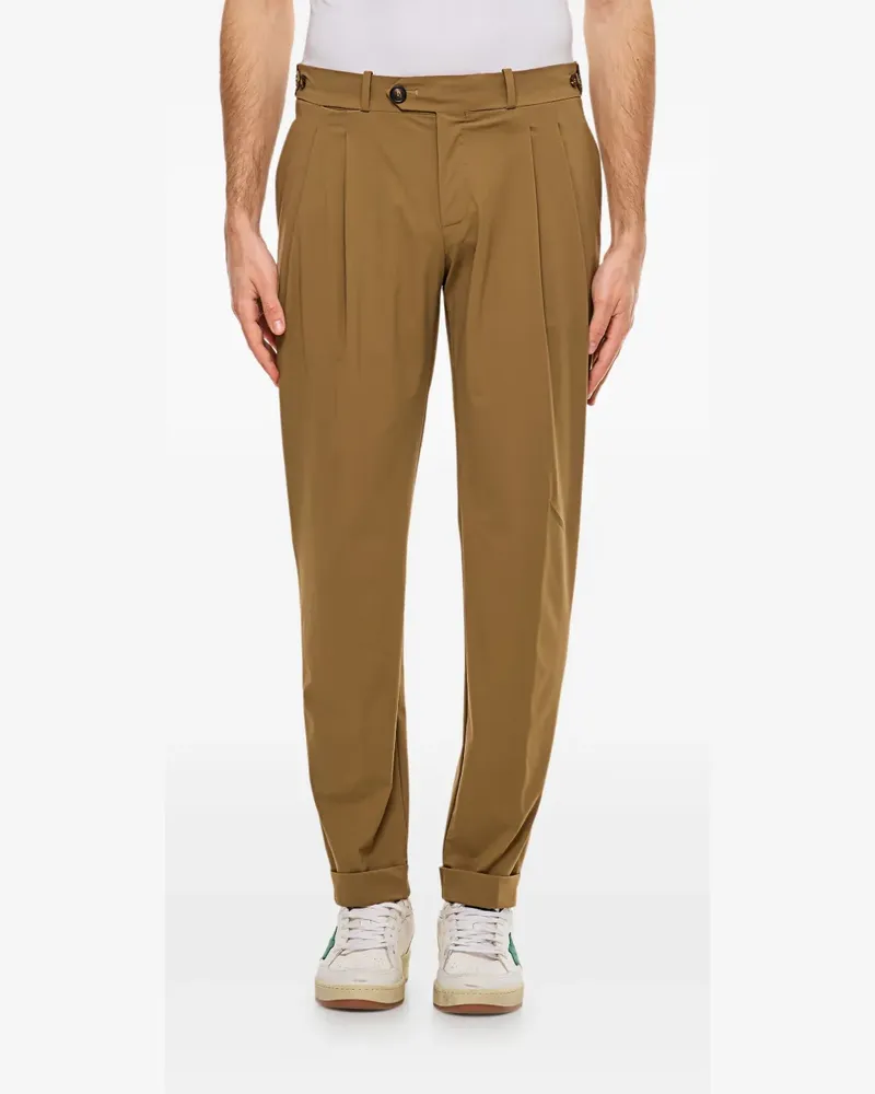 Roberto Ricci Designs Klassische Bundfaltenhose - Braun Braun