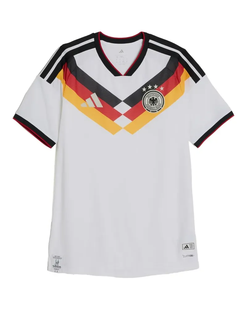 adidas DFB striped T-shirt - Weiß Weiß