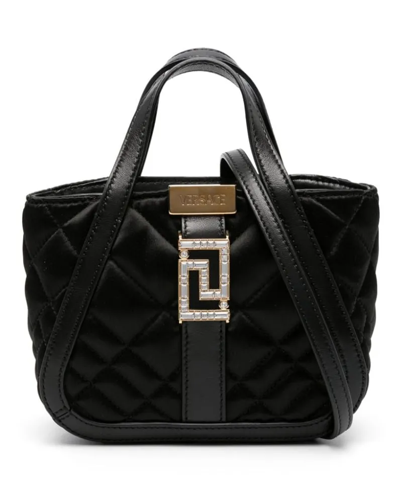 Versace Greca Goddess Handtasche - Schwarz Schwarz