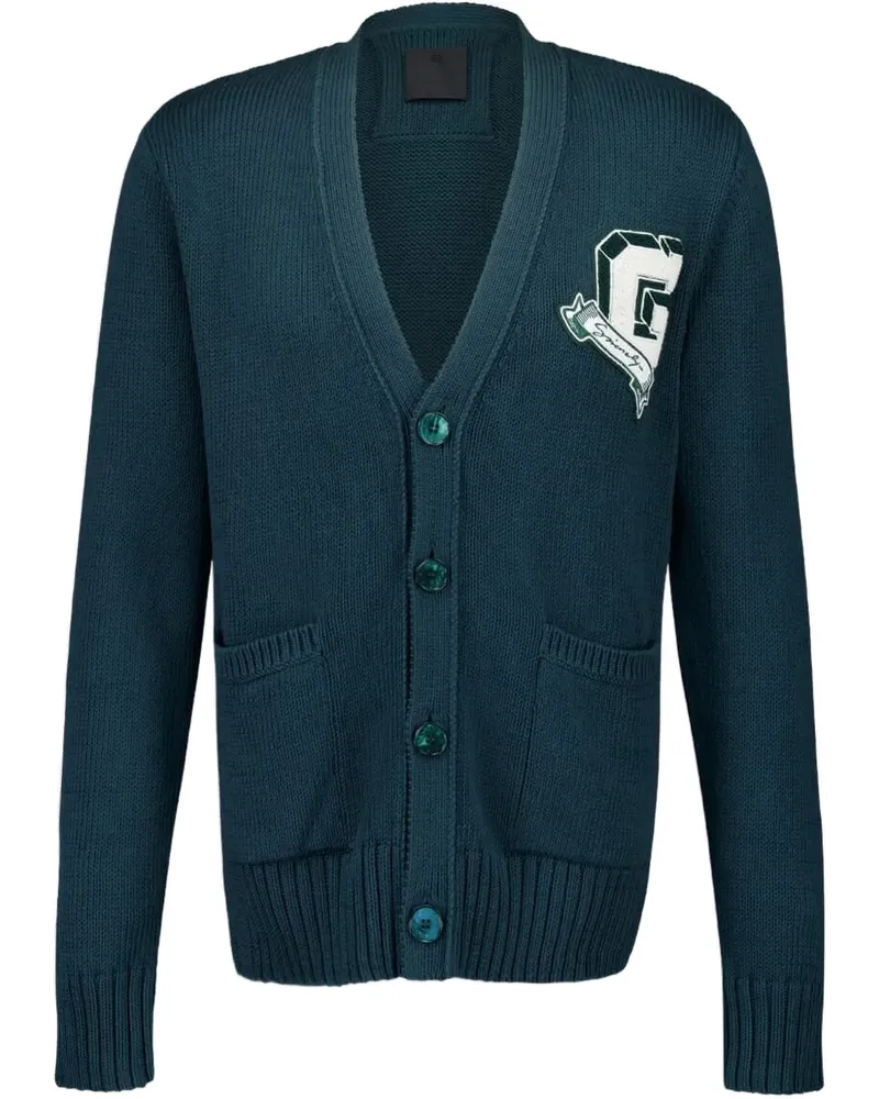 Givenchy College Cardigan - Grün Grün