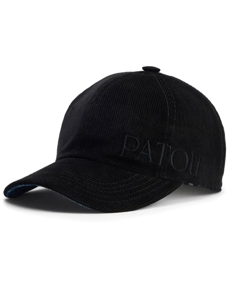 Patou Baseballkappe mit Logo-Stickerei Schwarz