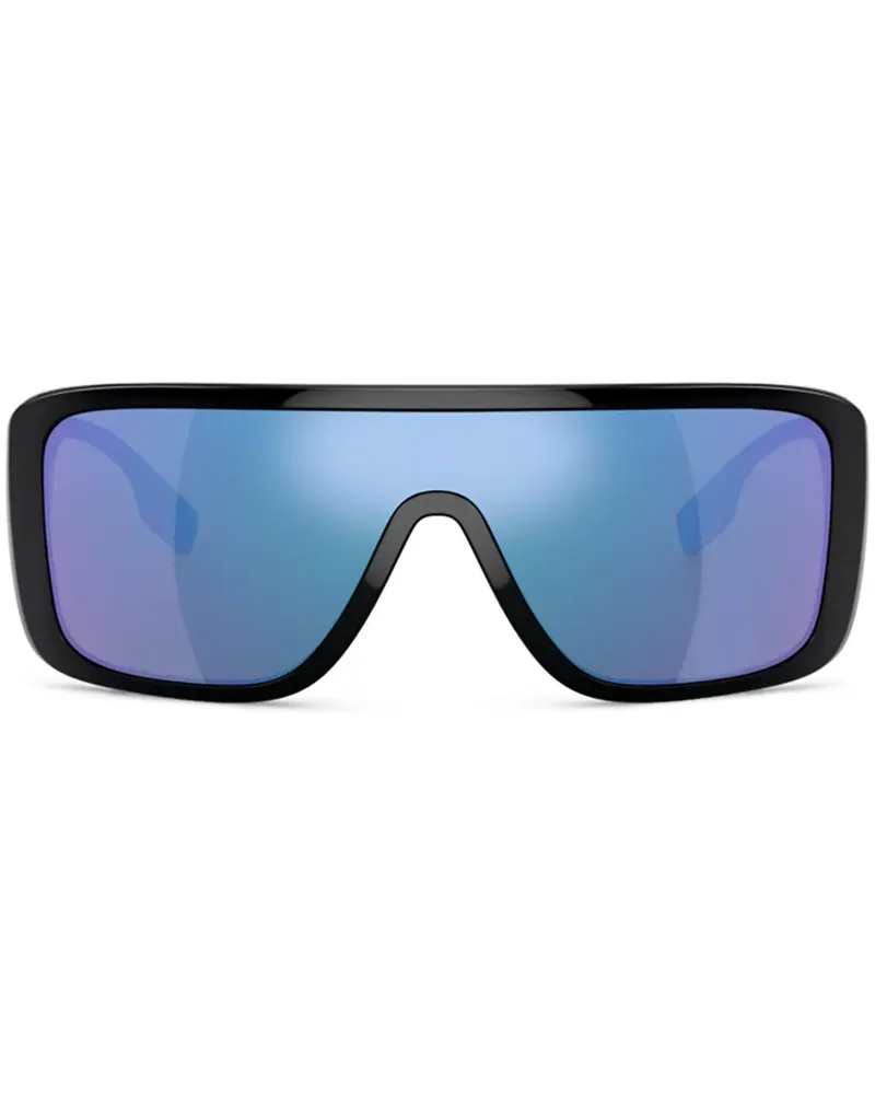Burberry Sonnenbrille mit verspiegelten Gläsern - Schwarz Schwarz