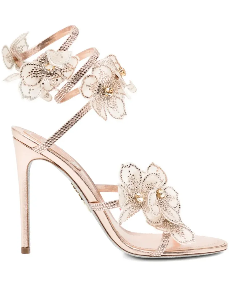 René Caovilla Floriane Sandalen 105mm - Rosa Rosa