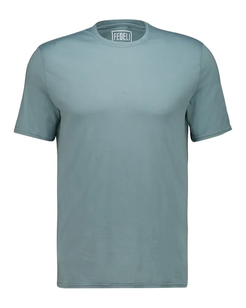 Fedeli crew-neck knitted T-shirt - Grün Grün