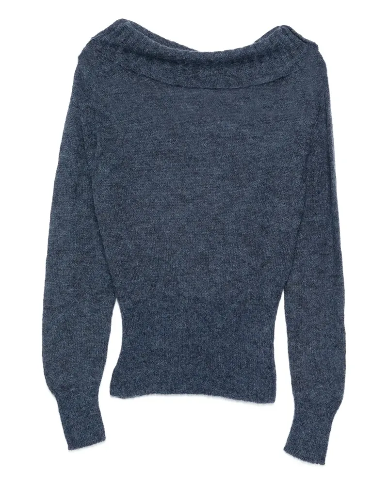 Paloma Wool Pullover mit U-Boot-Ausschnitt - Blau Blau