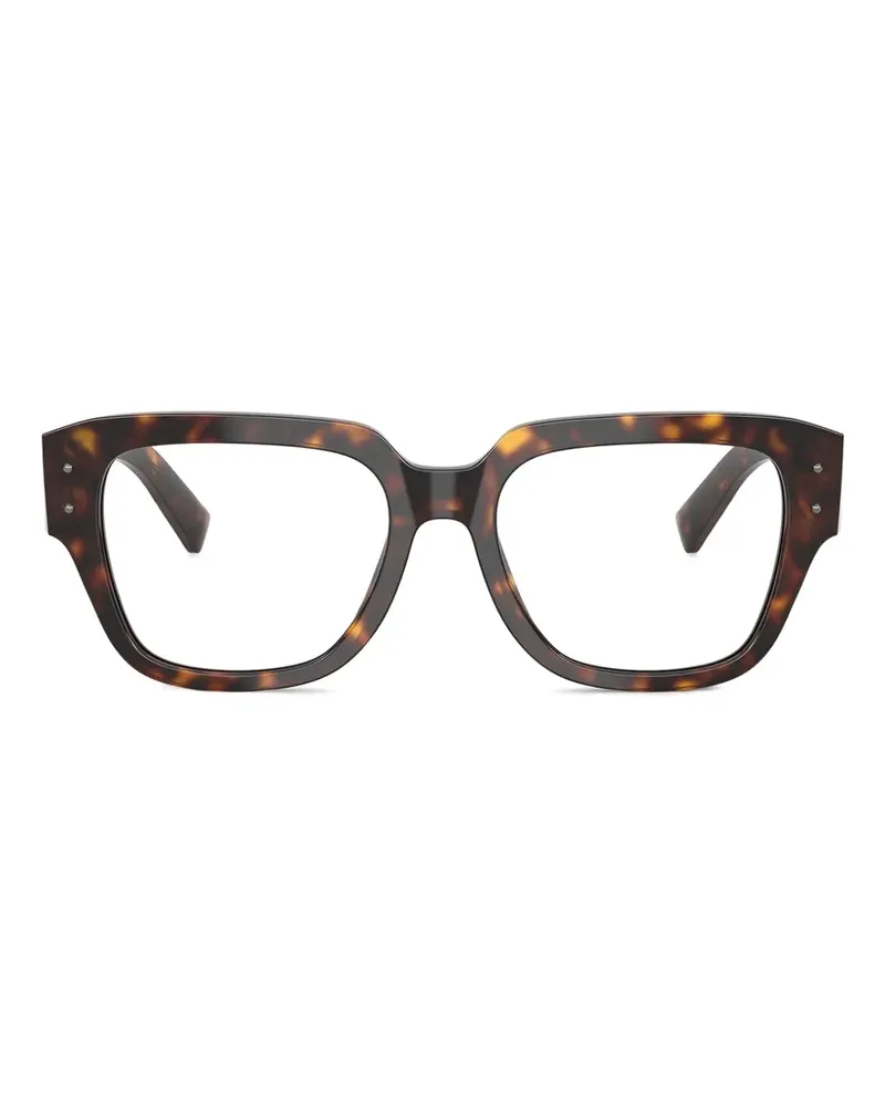 Dolce & Gabbana Brille in Schildpattoptik - Braun Braun