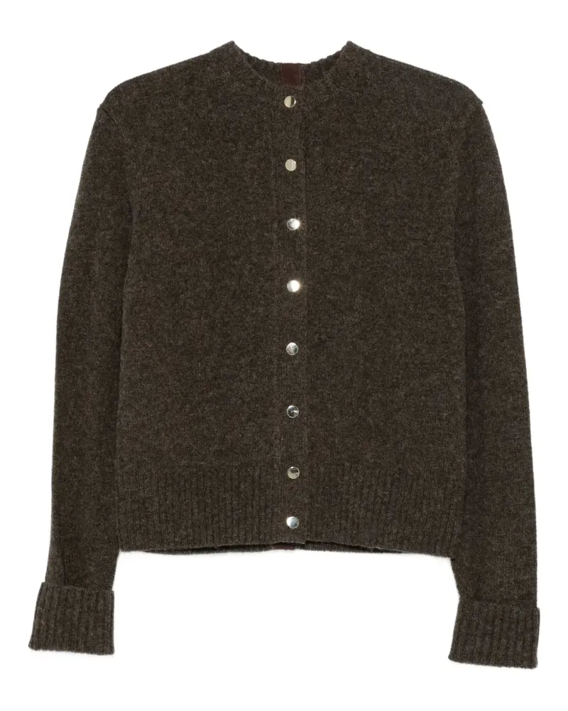 Carven Cardigan mit rundem Ausschnitt - Braun Braun