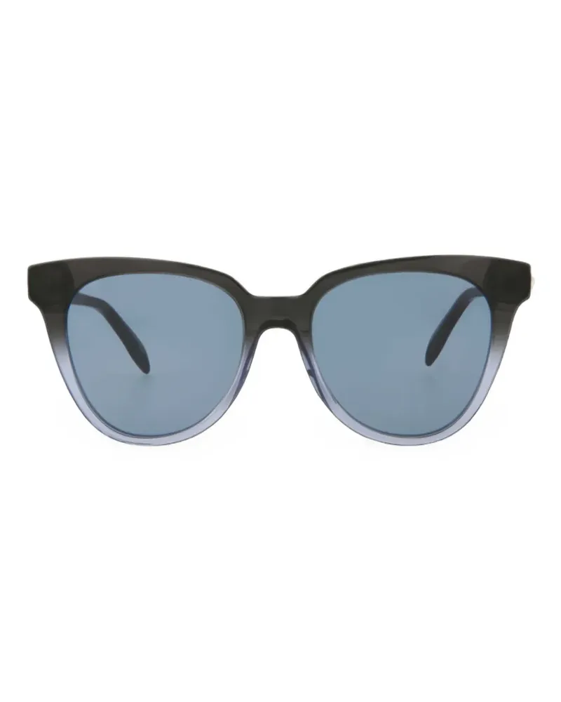Alexander McQueen skull-detail cat-eye sunglasses - Schwarz Schwarz