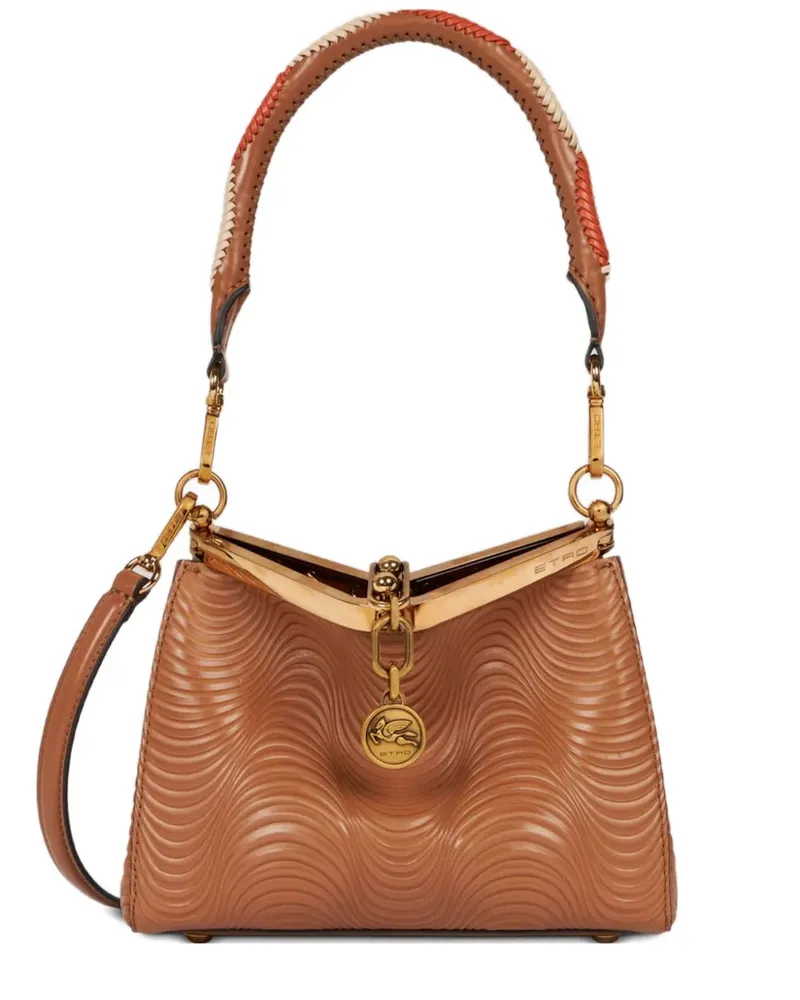 Etro Kleine Vela Schultertasche - Braun Braun