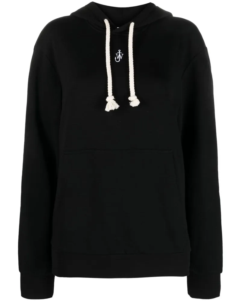 J.W.Anderson Hoodie mit Logo-Stickerei - Schwarz Schwarz