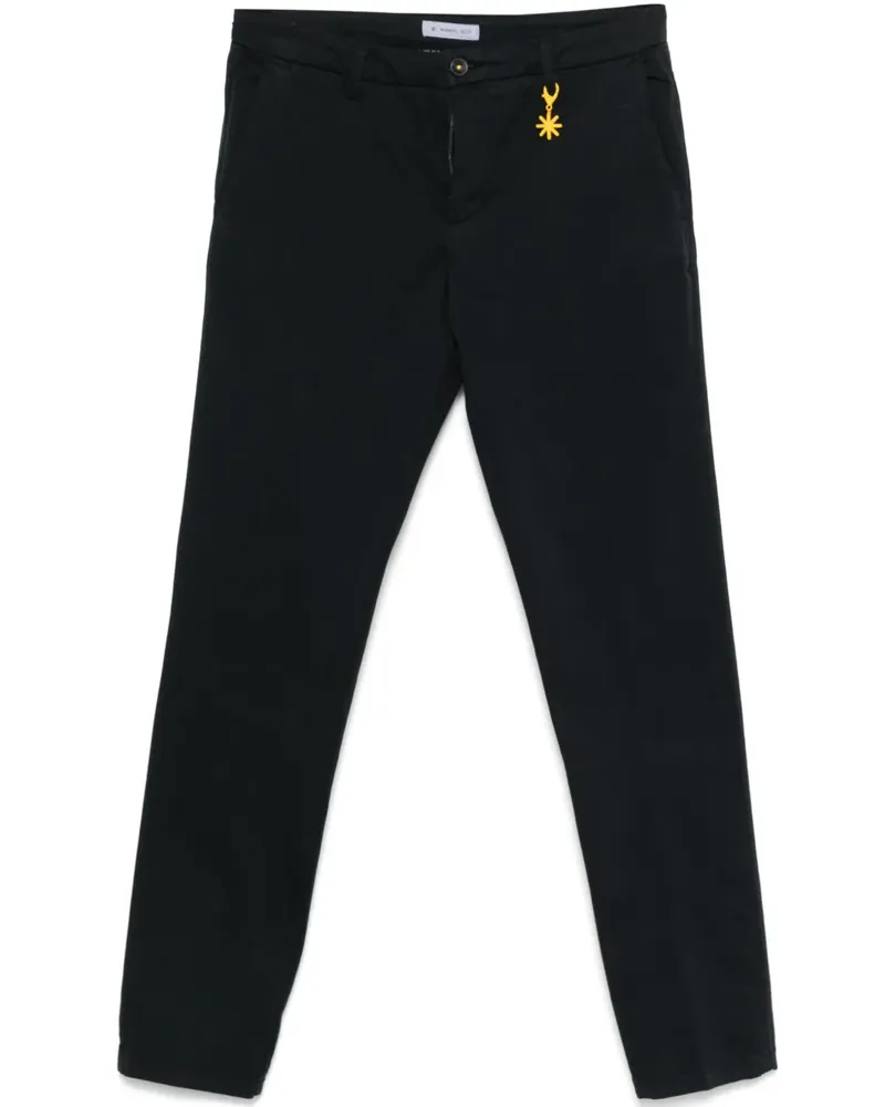 Manuel Ritz Tapered-Chino - Blau Blau