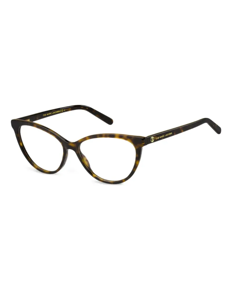 Marc Jacobs Cat-Eye-Brille in Schildpattoptik - Braun Braun