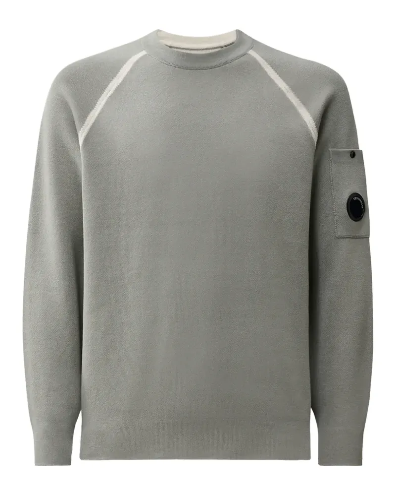 C.P. Company Pullover mit Linsen-Detail - Grau Grau