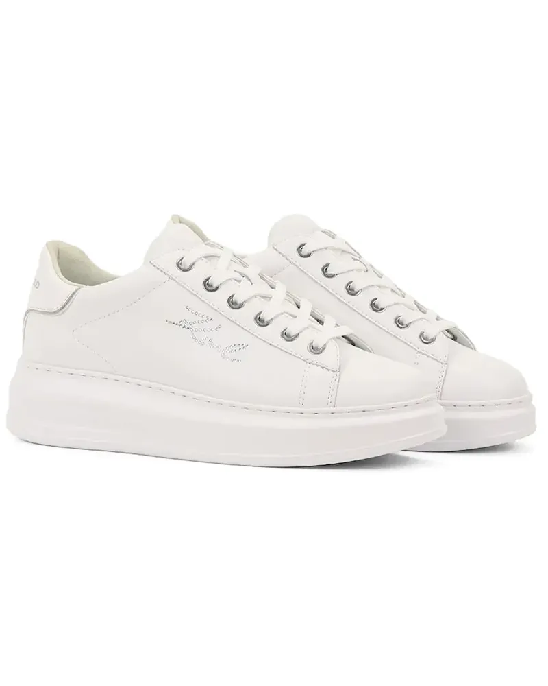 Karl Lagerfeld Sneakers mit Strass - Weiß Weiß