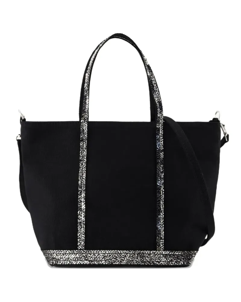 Vanessa Bruno Kleine Cabas Tote Bag mit Paillettenbesatz - Schwarz Schwarz
