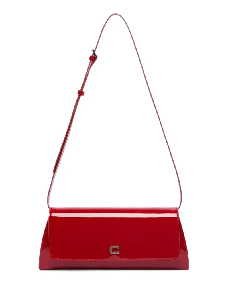 Carel Madeleine Schultertasche aus Lackleder - Rot Rot